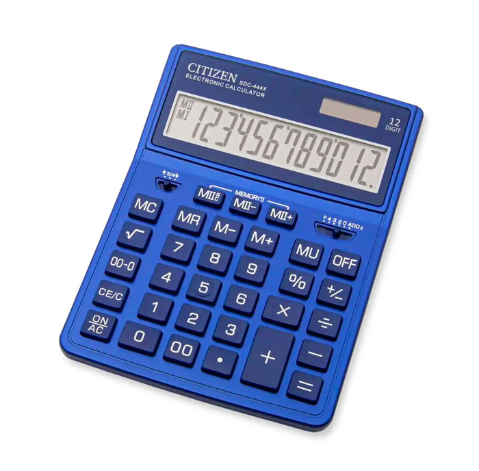 Калькулятор Citizen SDC-444XRNVE синій