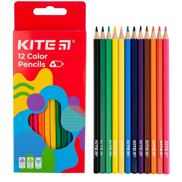 Олівці кольорові Kite Fantasy 12 кольорів K22-053-2