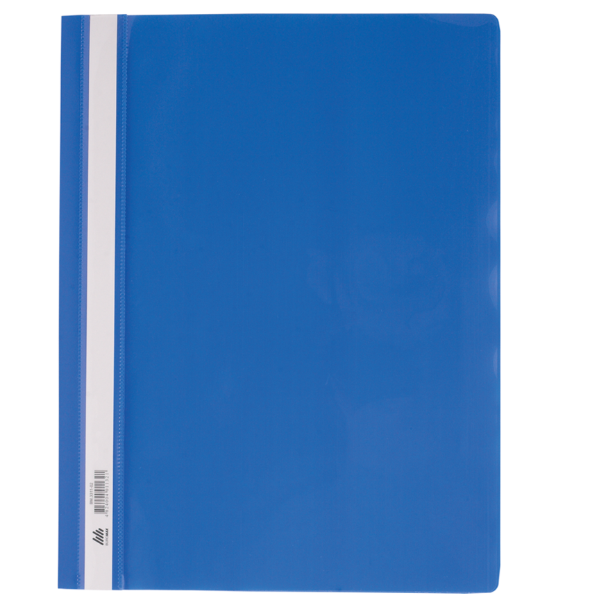 Папка-швидкозшивач з прозорим верхом А4 Buromax синя 3311-02 BM