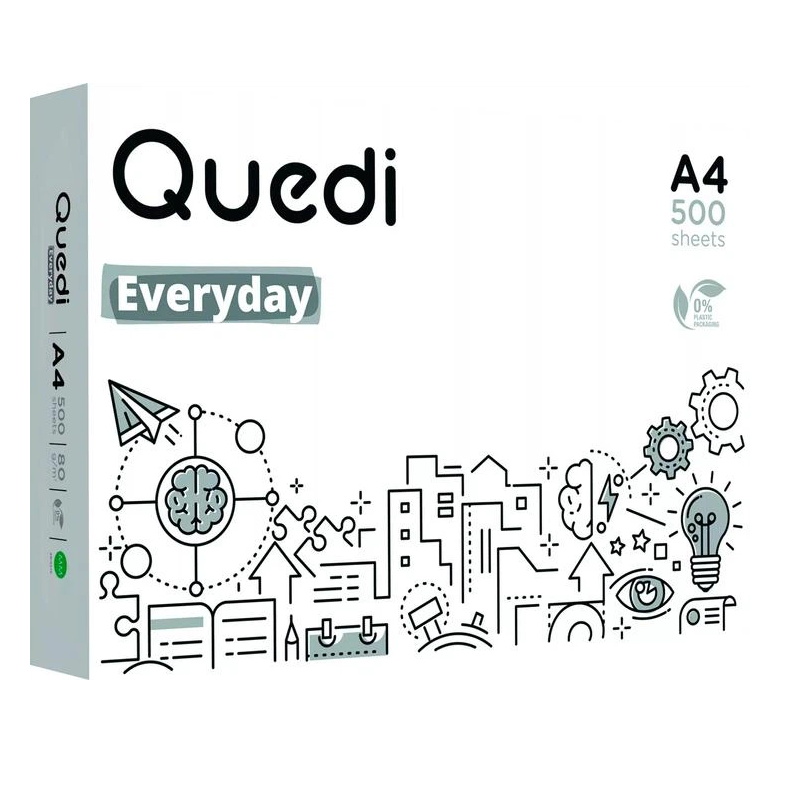 Папір офісний Quedi 500 арк. 80г/м  А4