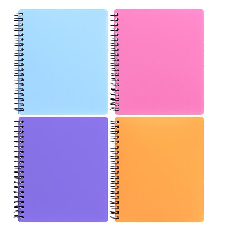 Блокнот Color Book В5 на бічній пружині 80 аркушів 5380