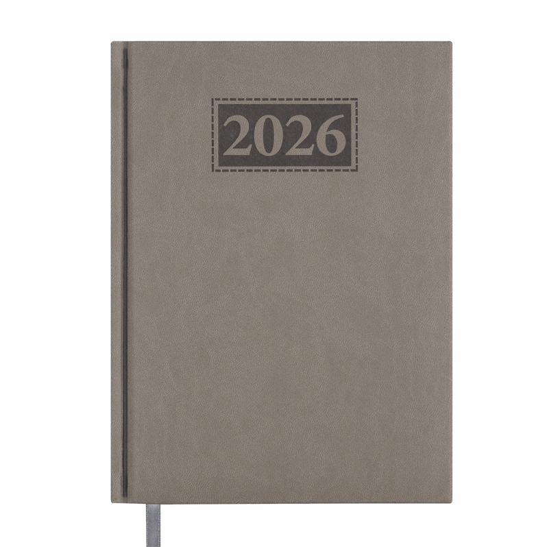 Щотижневик датований 2026 Buromax GENTLE А5 сірий 2109-09 ВМ