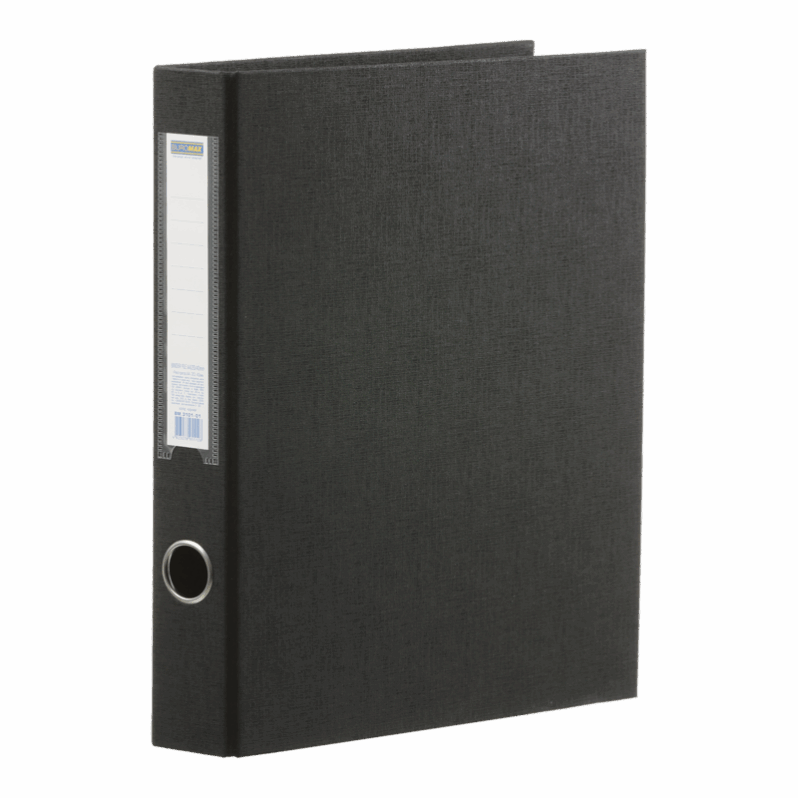 Папка-реєстратор Buromax А4 на 2 кільця чорна 3101-01 BM