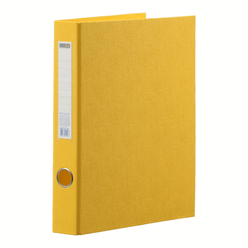 Папка-реєстратор Buromax А4 на 2 кільця жовта 3101-08 BM