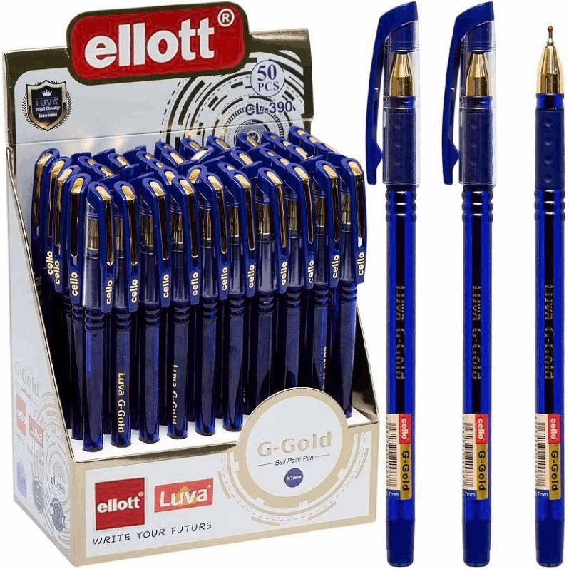 Ручка масляна Cello G-Gold синя 0,7 мм