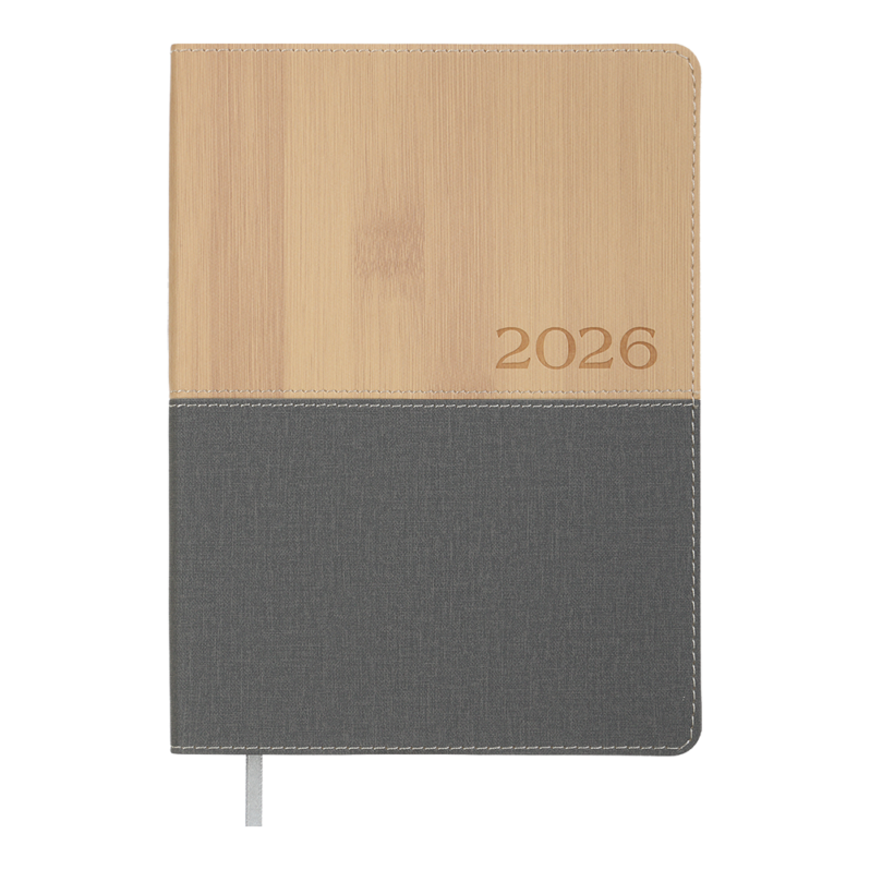 Щоденник датований 2026 Buromax Coral А5 сірий 21155-09 ВМ