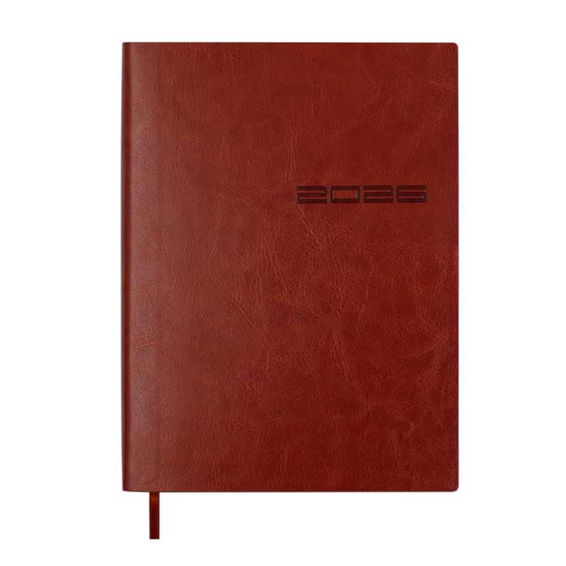 Щоденник датований 2026 Buromax Ideal А5 коричневий 2175-19 ВМ