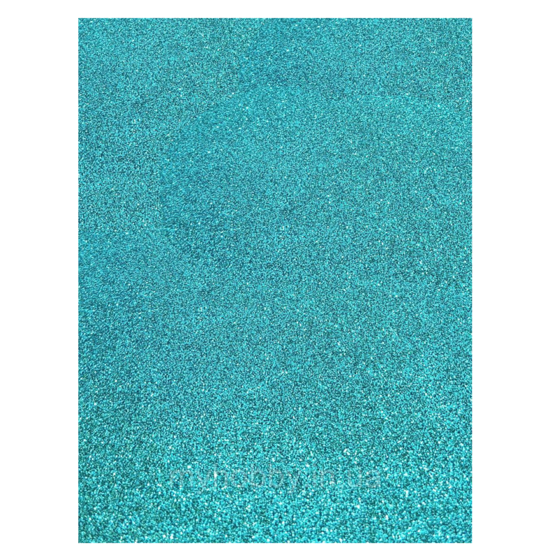 Фоаміран JO EVA з глітером А4, 1,7 мм Темно-Бірюзовий 17GLA4-031