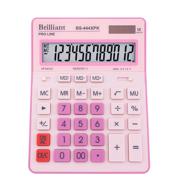 Калькулятор Brilliant BS-444PK рожевий