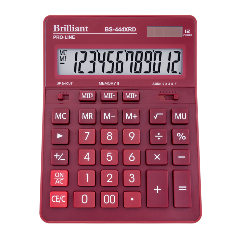 Калькулятор Brilliant BS-444RD червоний