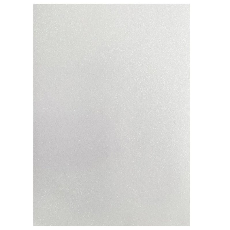 Фоаміран JO EVA з глітером А4, 1,7 мм Білий 17GLA4-046