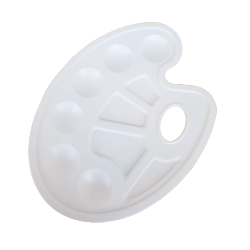 Палітра біла пластикова 23х17 см