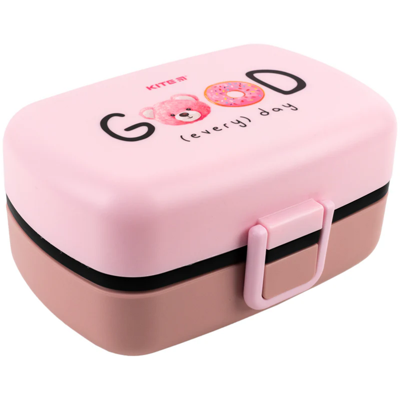 Ланчбокс з наповленням Kite K23-180-1, 1150 мл, рожевий