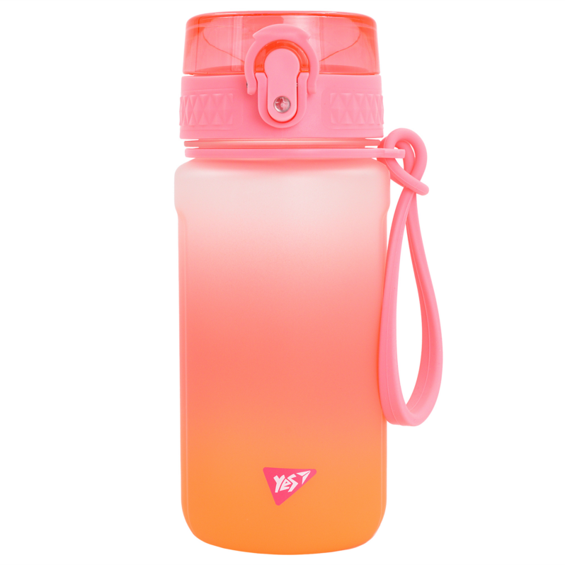Пляшечка для води YES Fusion Soft Touch 500 мл, рожева 708323