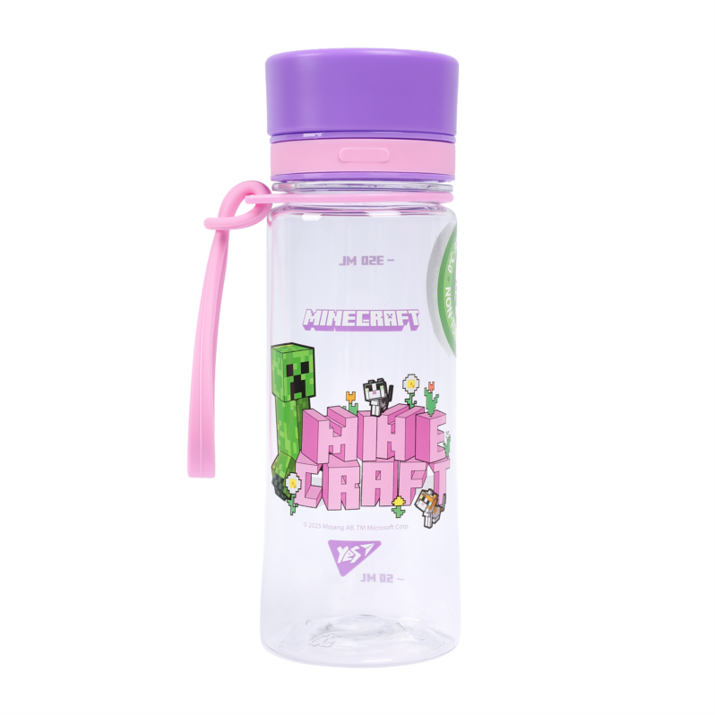 Пляшечка для води YES Minecraft Spring 400 мл, 708476