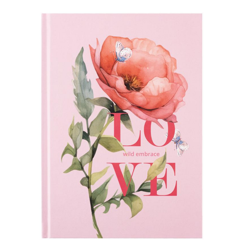 Блокнот Axent Love тверда обкладинка А5 96 аркушів в клітинку 8459-6-A