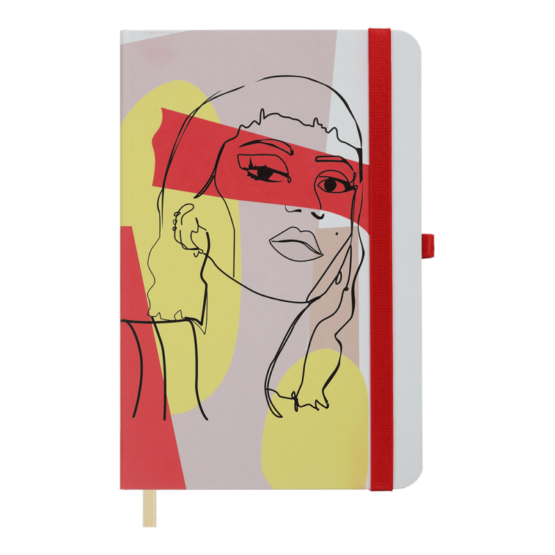 Записна книжка Buromax Lady A5 96 аркушів в клітинку 255105-32 BM капучино