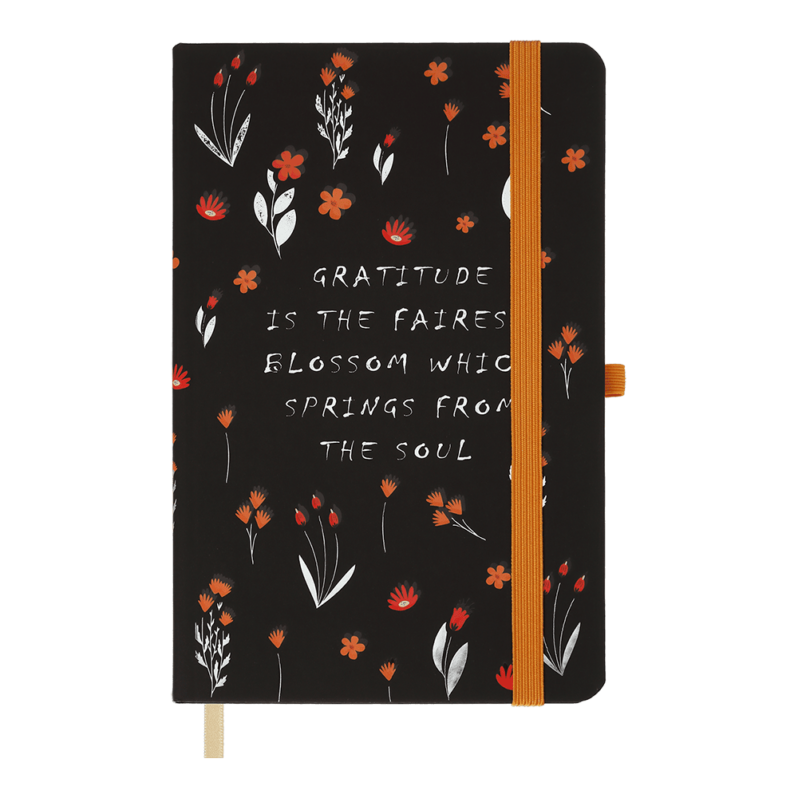 Записна книжка Buromax Piante A5 96 аркушів в клітинку 255109-25 BM коричнева