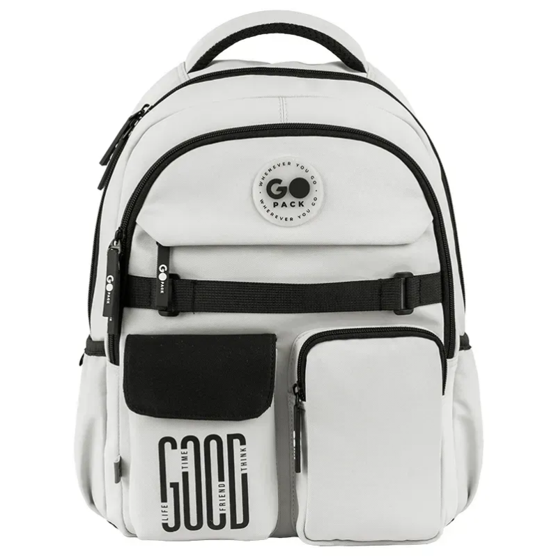 Рюкзак GoPack Education GO26-183M-2 світло-сірий