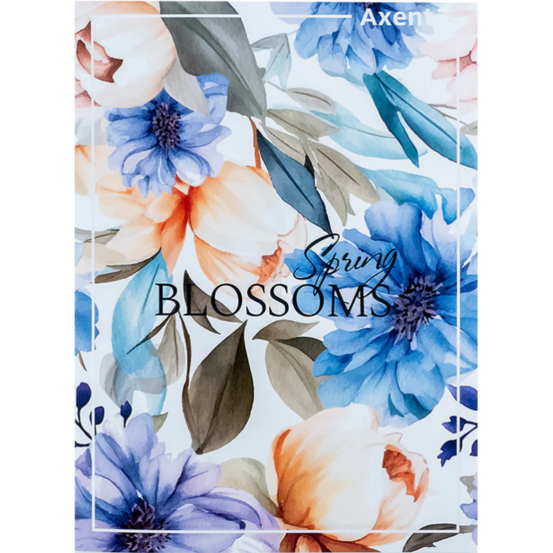 Зошит для записів А4 Axent Spring Blossoms 96 аркушів 4782-5-А