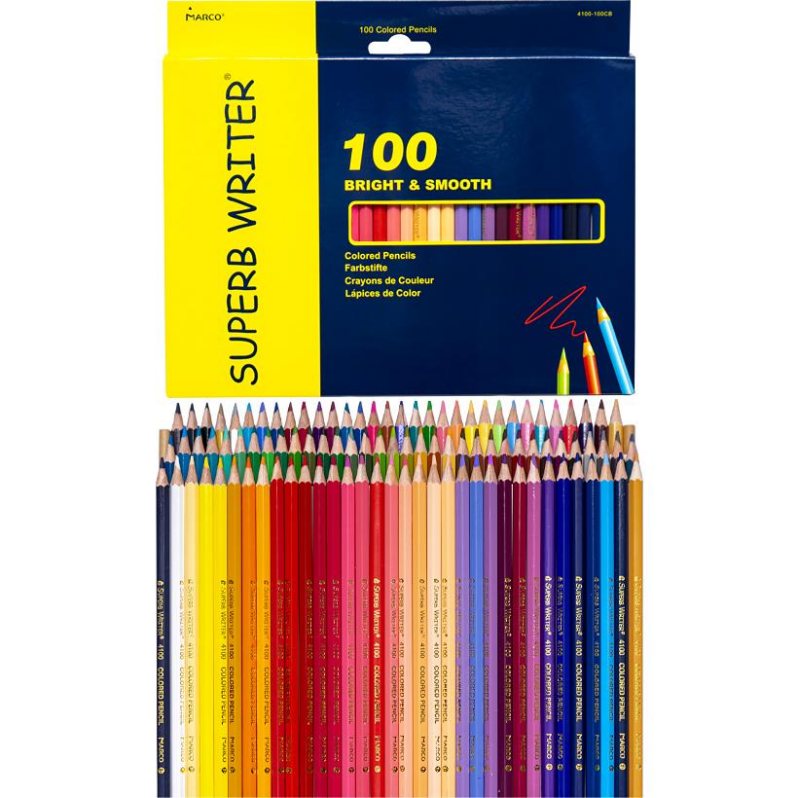 Олівці кольорові Marco Superb Writer 100 кольорів 4100-100